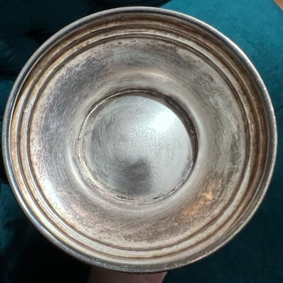 1980s F. B. rogers silver tea pot with art deco flair - Picture 13 of 13